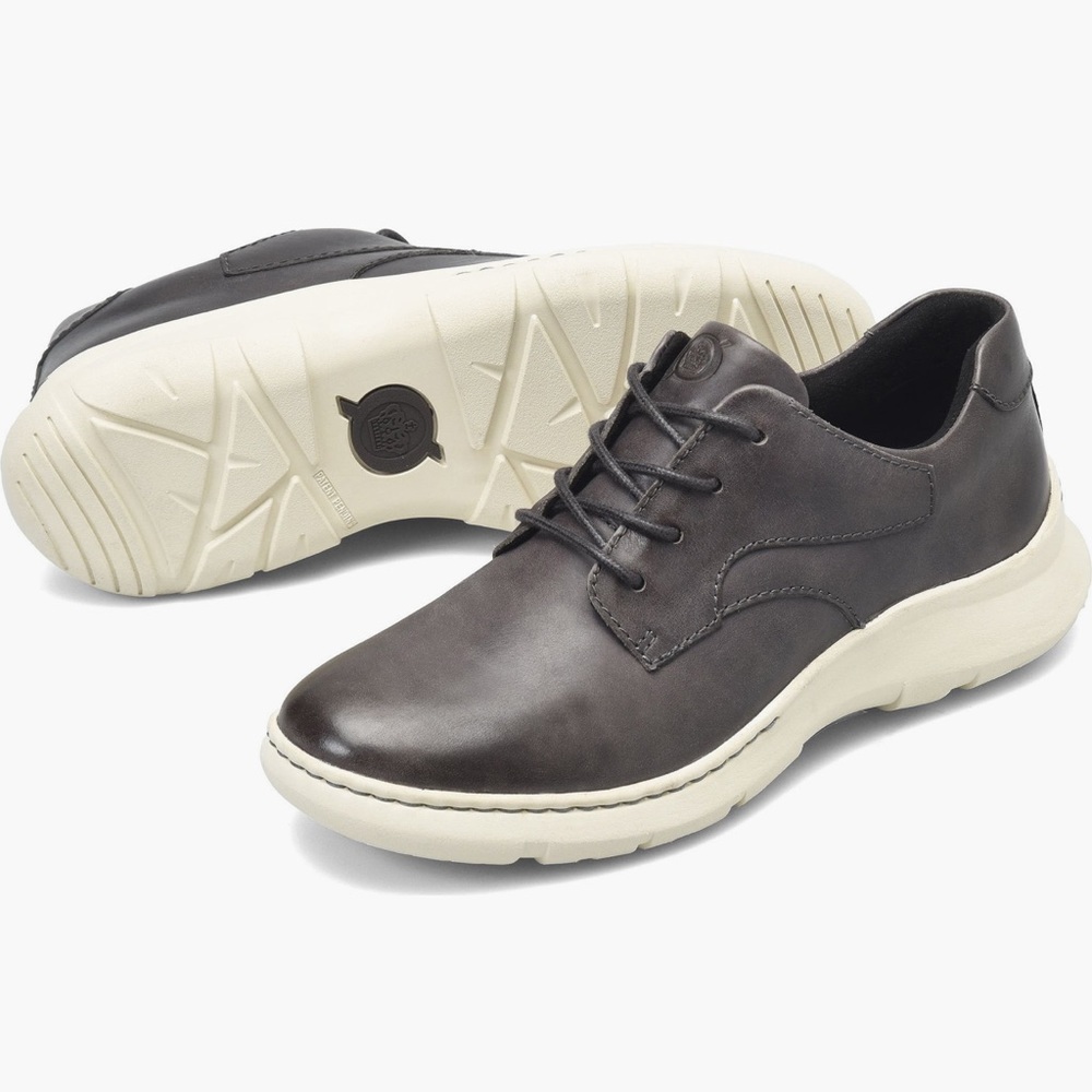 Men's Born Cornell Shoes Grey New